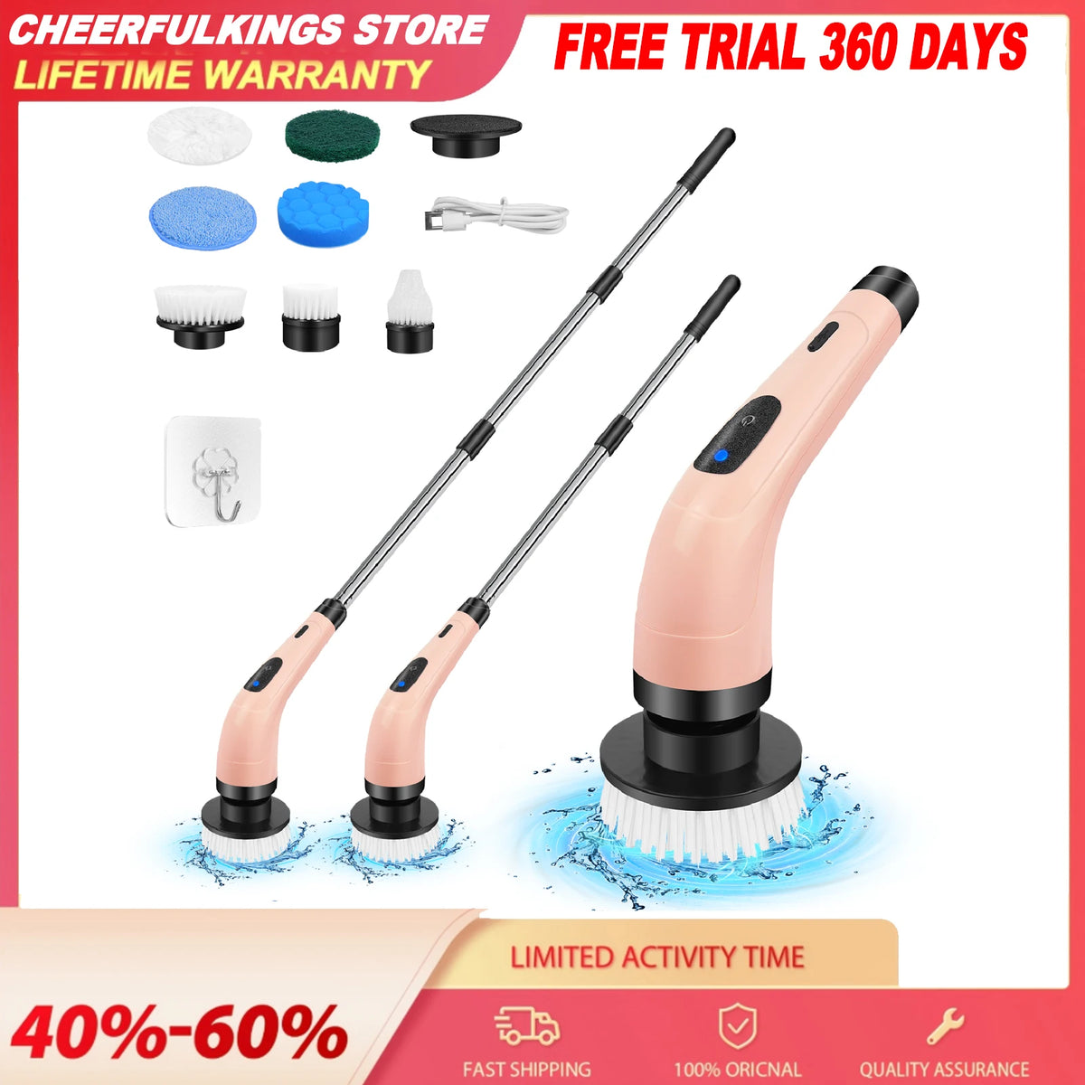 Electric Spin Scrubber